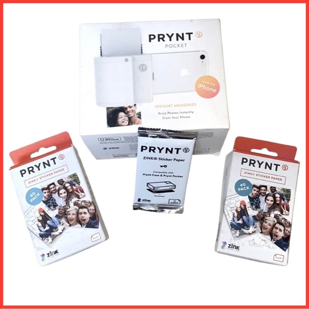PRYNT POCKET IPHONE PHOTO PRINTER COOL GREY - NEW